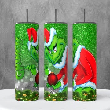 Grinch 20 oz Tumbler #2