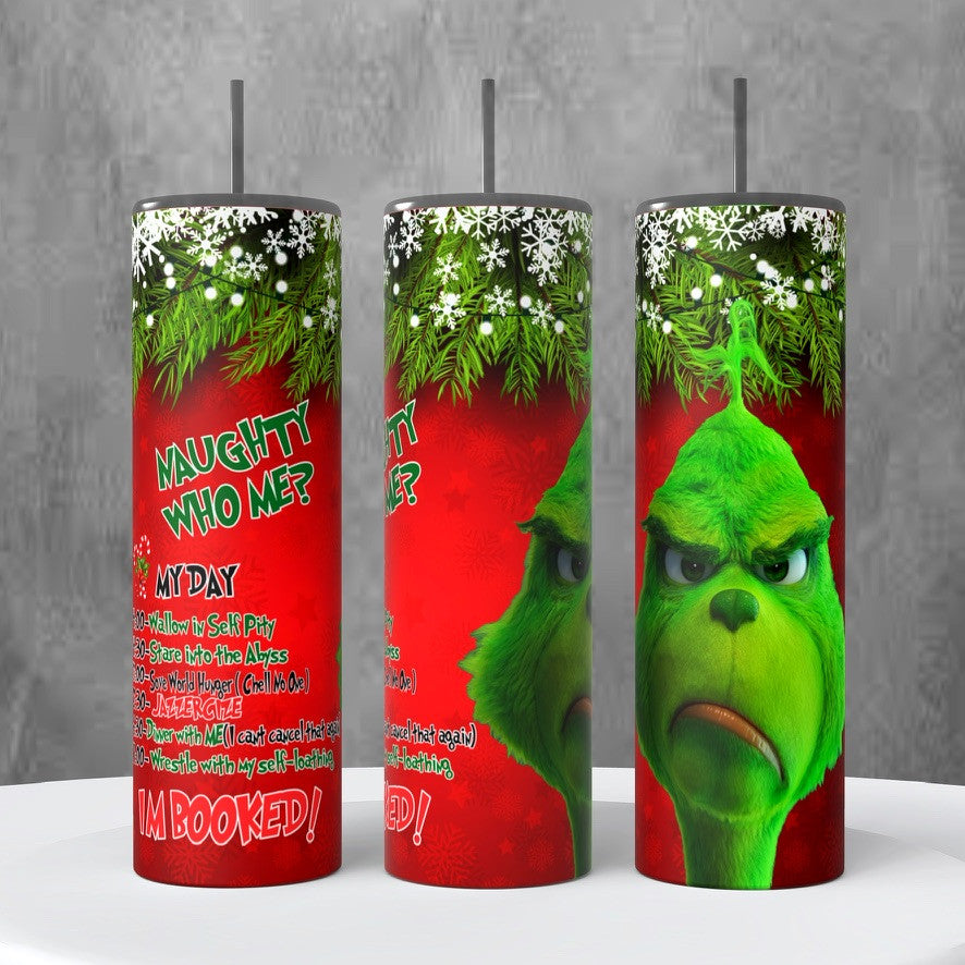 Grinch 20 oz Tumbler #9