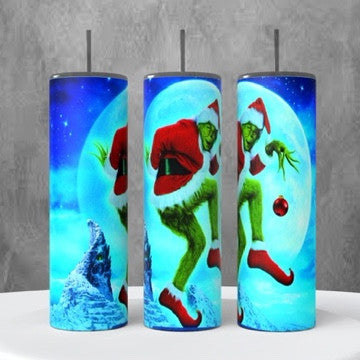 Grinch 20 oz Tumbler #11