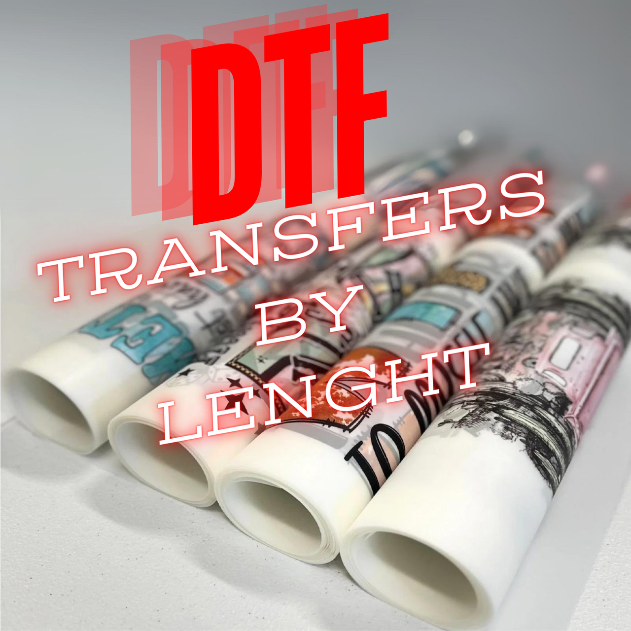 DTF Transfers upload your own artwork