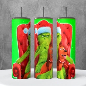 Grinch 20 oz Tumbler #7