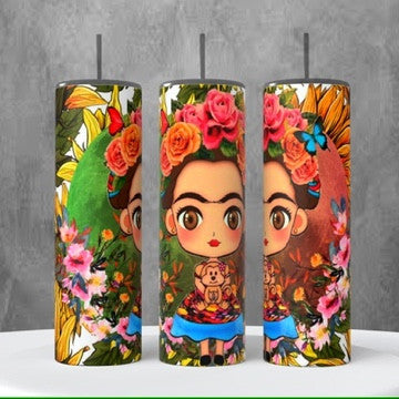 Frida Kahlo 20oz Tumbler #1