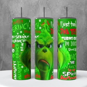 Grinch 20 oz Tumbler #5