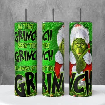 Grinch 20 oz Tumbler #1