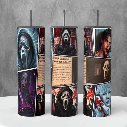 Ghostface Scary Movie 20 oz Tumbler #5