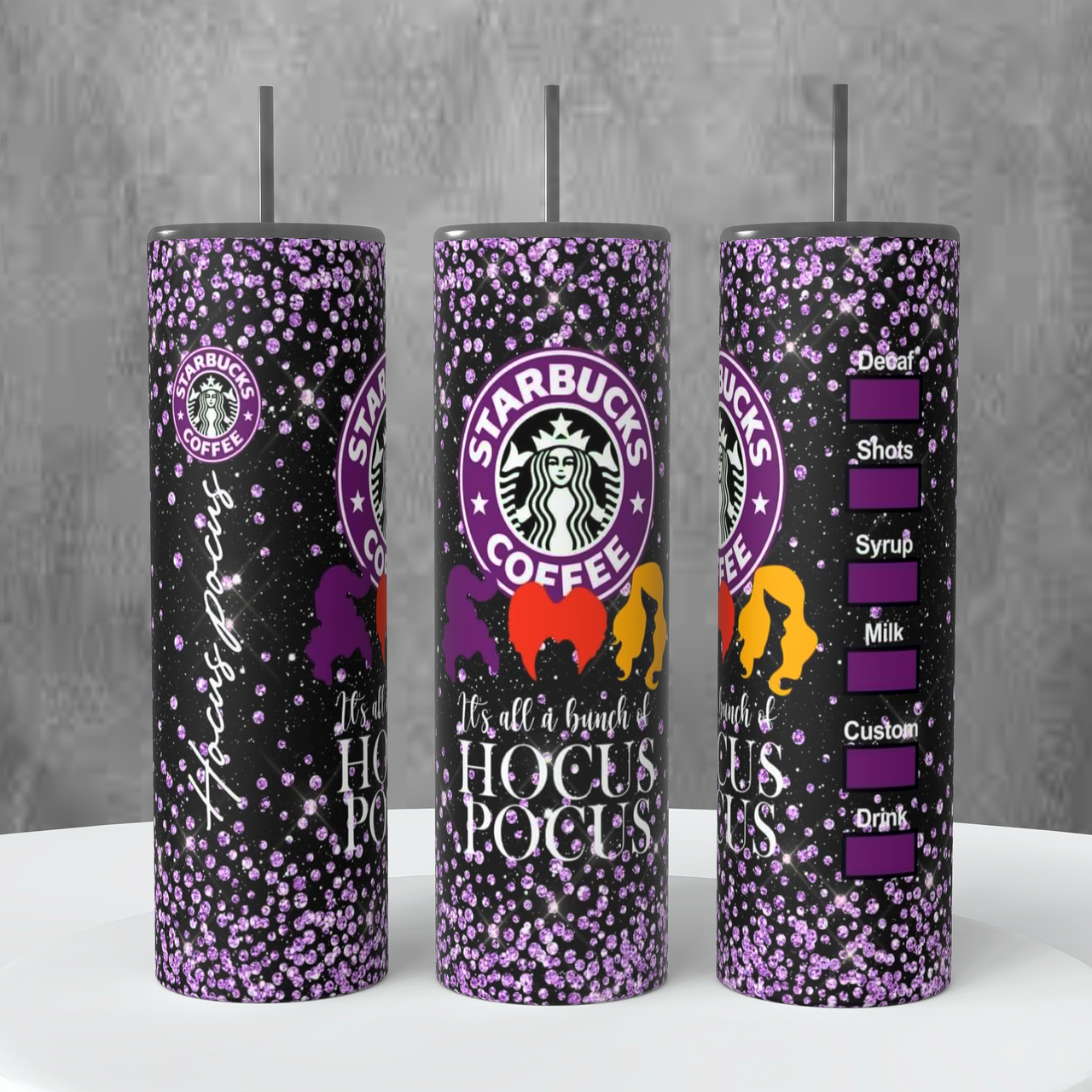 Halloween 20oz Tumbler #17 Hocus Pocus Bad Witch