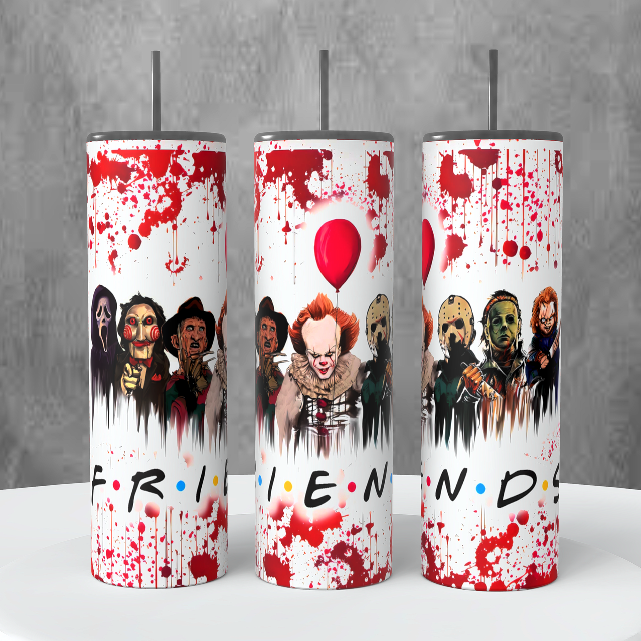 Halloween Horror Icons 20oz Tumbler #4 Friends