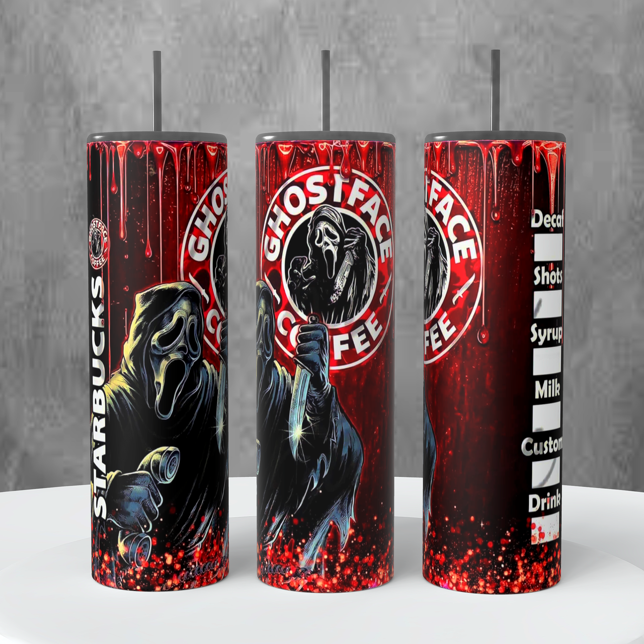 Ghostface Scary Movie 20 oz Tumbler #7