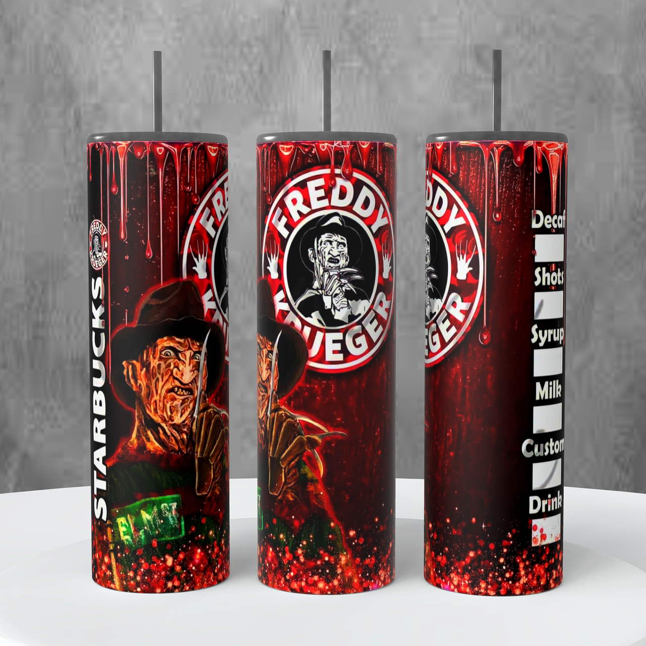 Freddy Krueger 20 oz Tumbler #1