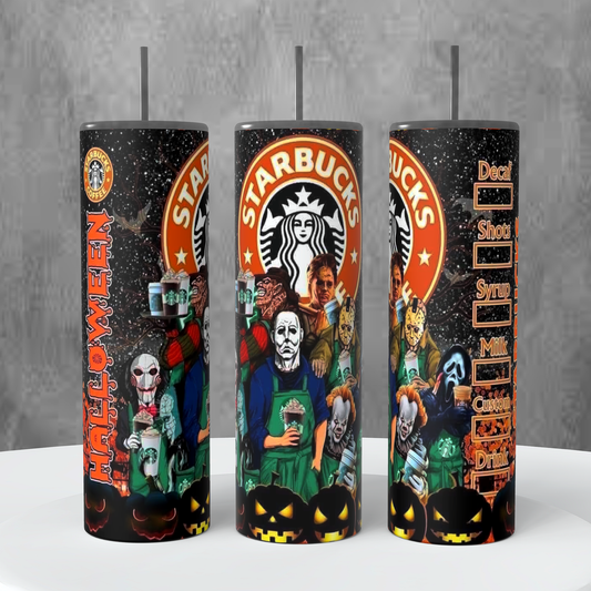 Halloween Horror Icons 20oz Tumbler #14 Starbucks