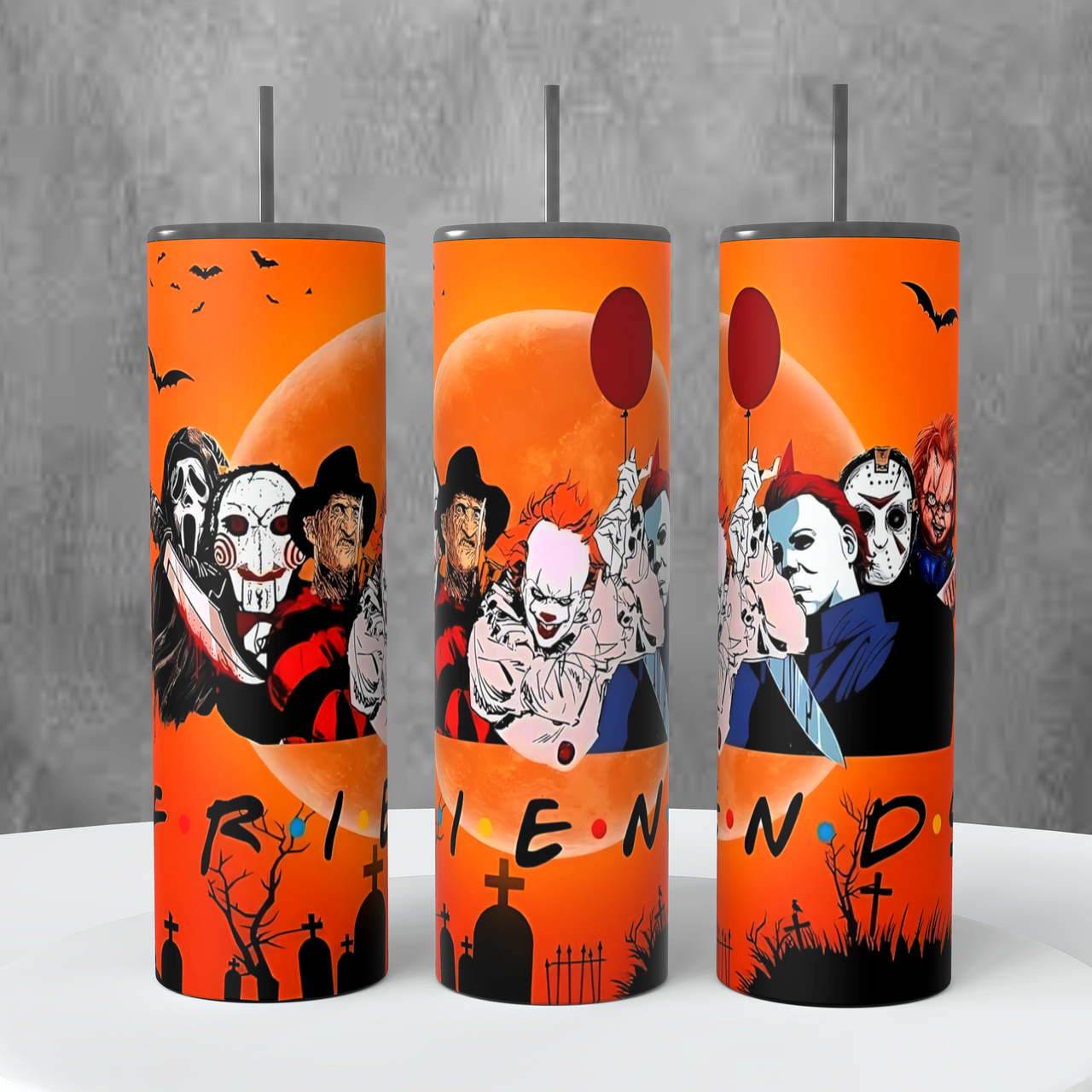 Halloween Horror Icons 20oz Tumbler #8 Friends