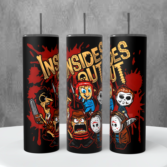 Inside Out Halloween Killers 20oz Tumbler