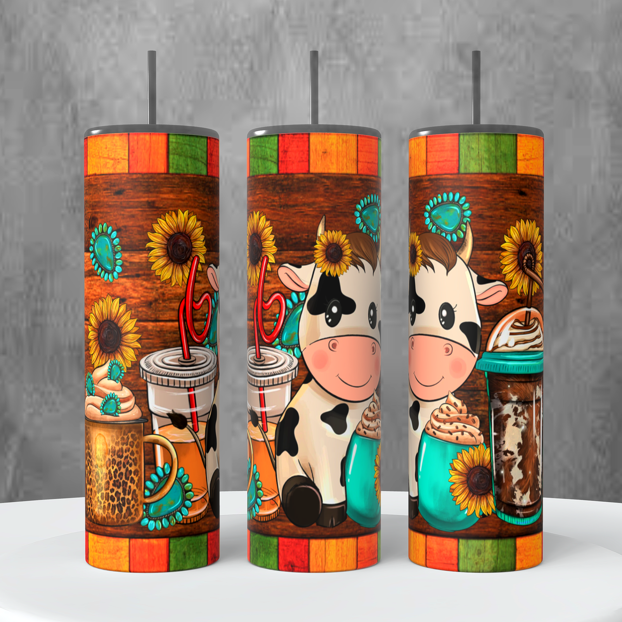 Cute Cow Coffee Lover's Tumbler