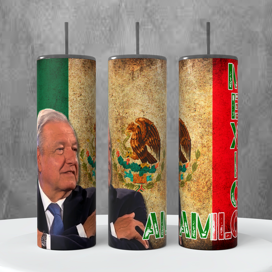 AMLO Abrazo a Mexico Tumbler