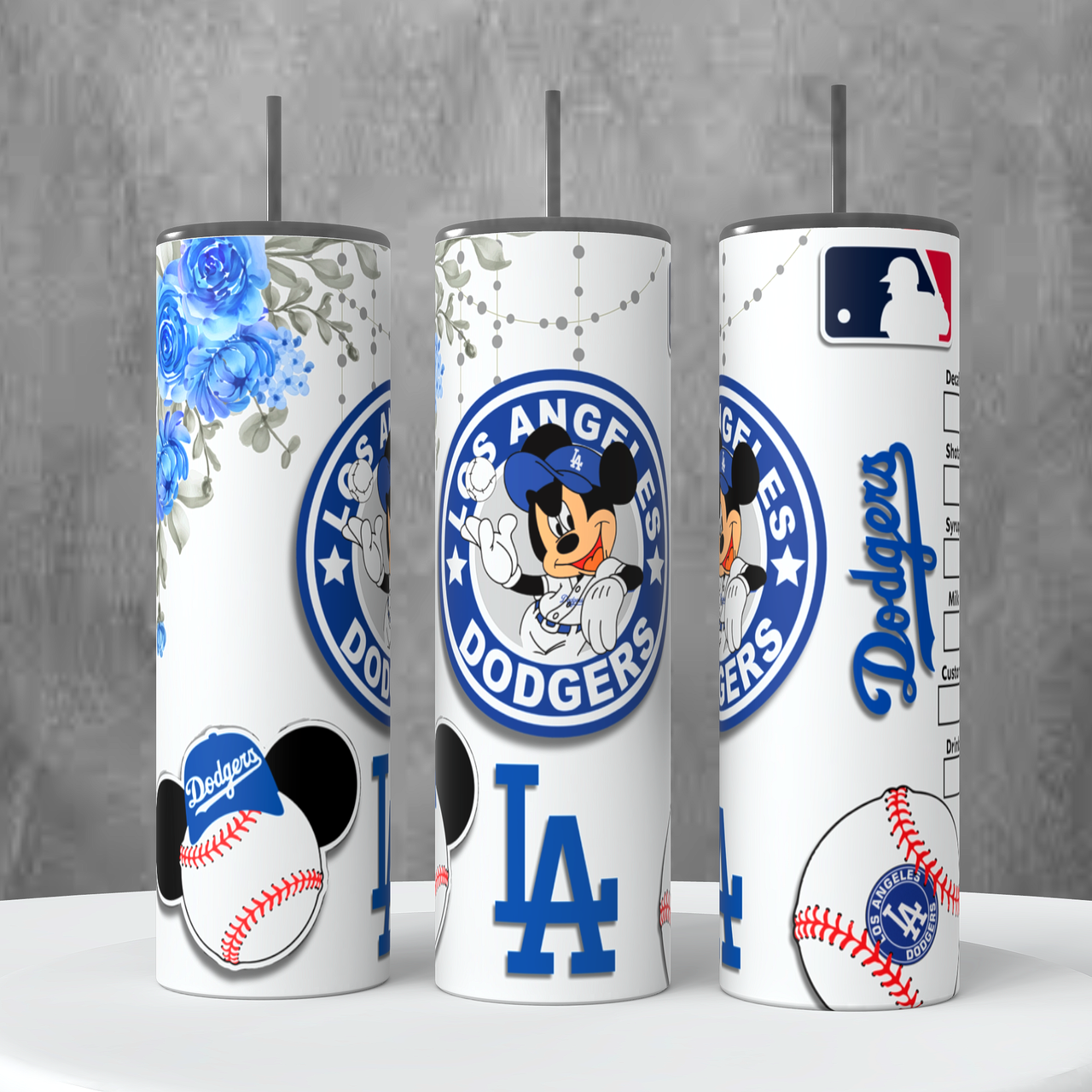 Dodgers Mickey Mouse tumbler