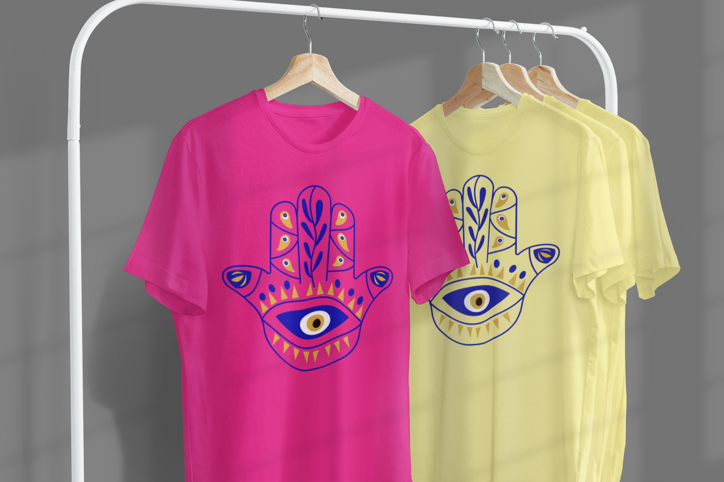 Evil Eye T-shirt #3, Protección y Estilo: Camisa con Ojo Turco para Alejar las Malas Vibras