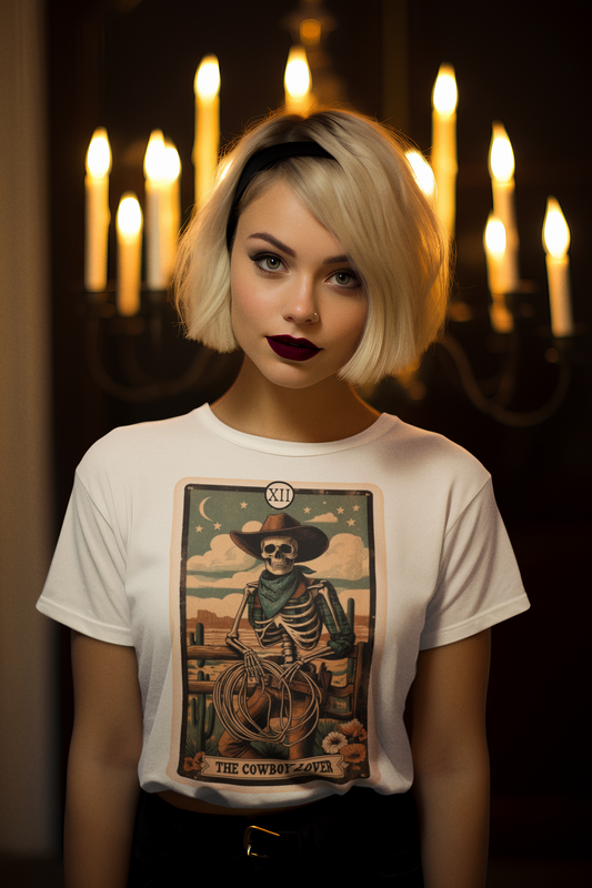 Tarot Card T-Shirt - The Cowboy Lover