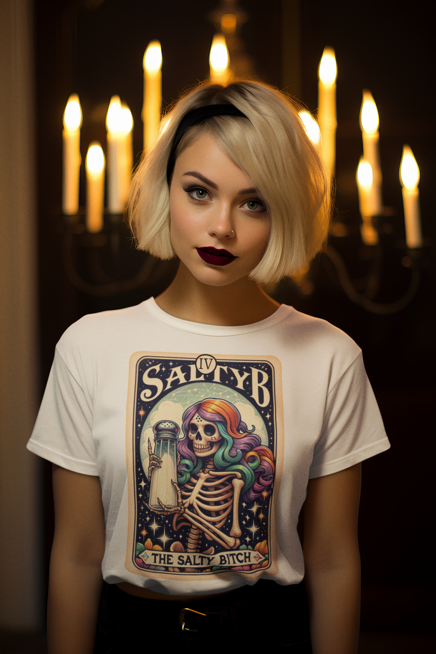 Tarot Card T-Shirt - The Salty Bitch