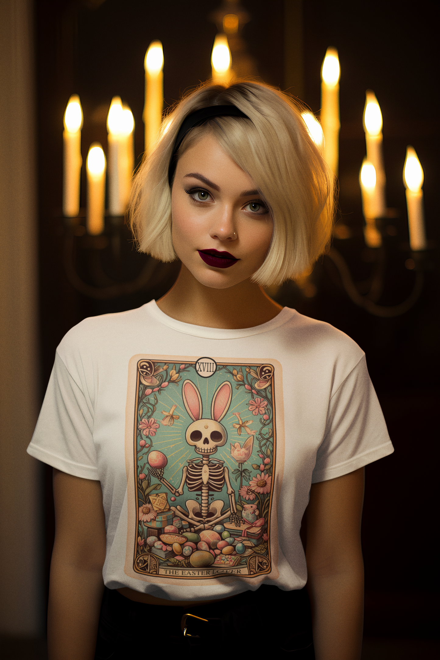 Tarot Card T-Shirt - The Easter Lover