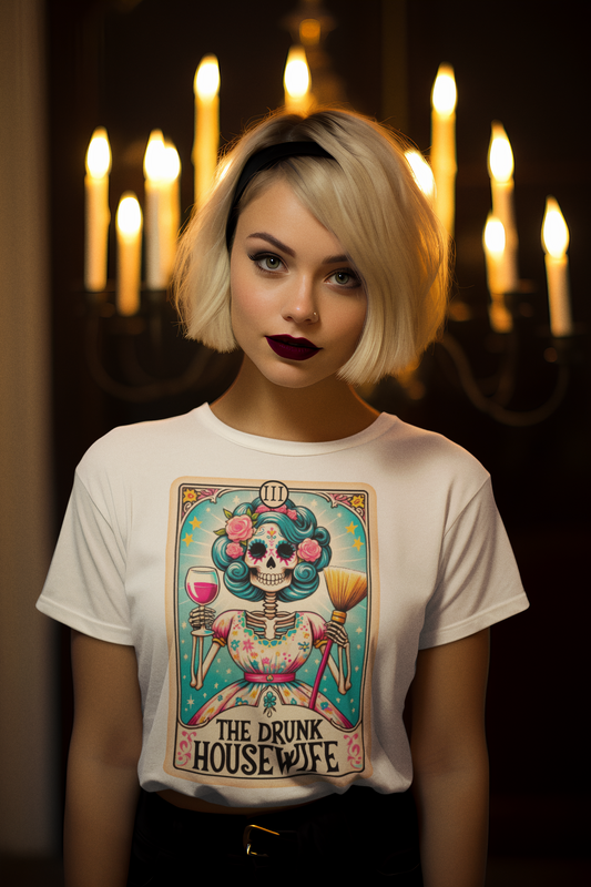 Tarot Card T-Shirt - The Drunk Housewife